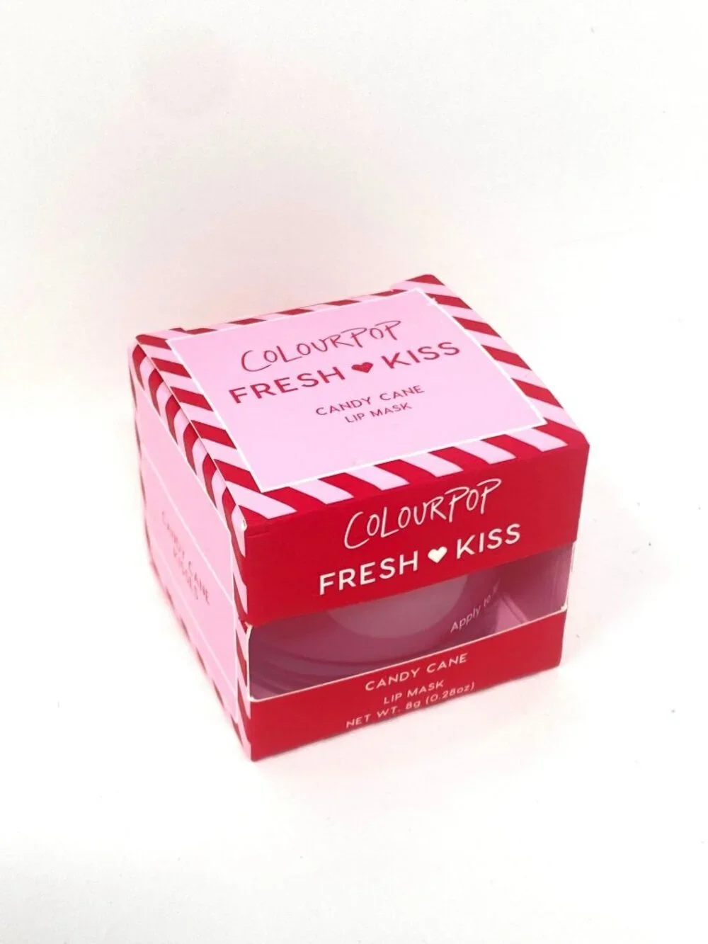 ColourPop Fresh Kiss Lip Mask - Candy Cane - 0.28oz Hydrating Holiday Flavor